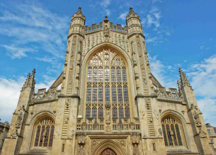 Bath abbey church saint peter paul car hire kingdom united england rhinocarhire stock